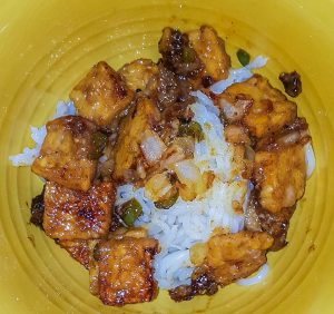 Spicy Miso Tempeh & Rice Noodles Spicy Miso Tempeh & Rice Noodles