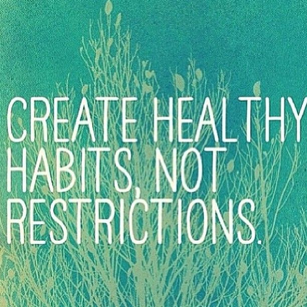 Create Healthy Eating Habits