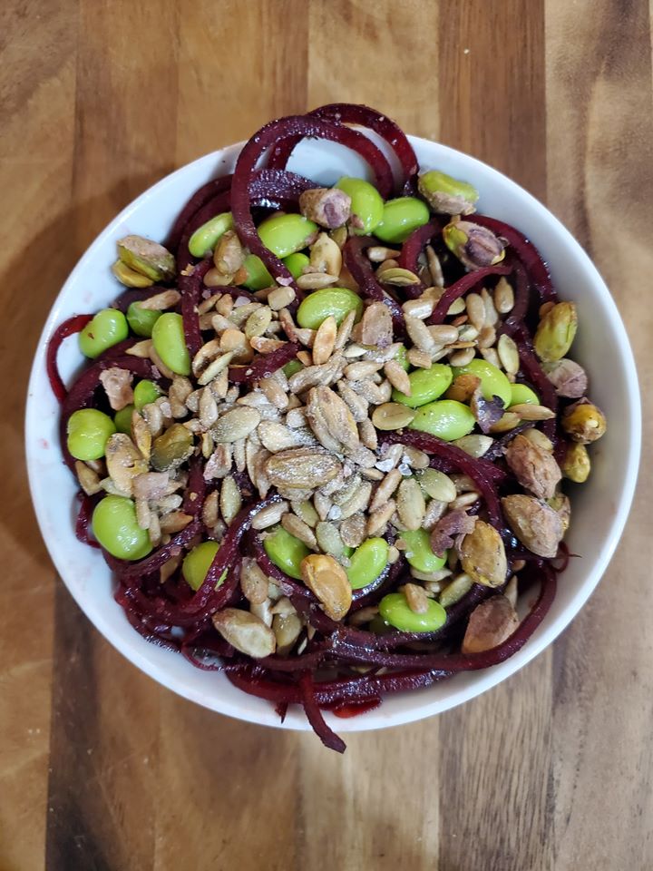 Spiralized Cold Beet Salad The Whole Food Nut